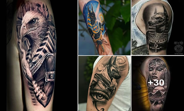 Tendencias 2022 tatuajes egipcios