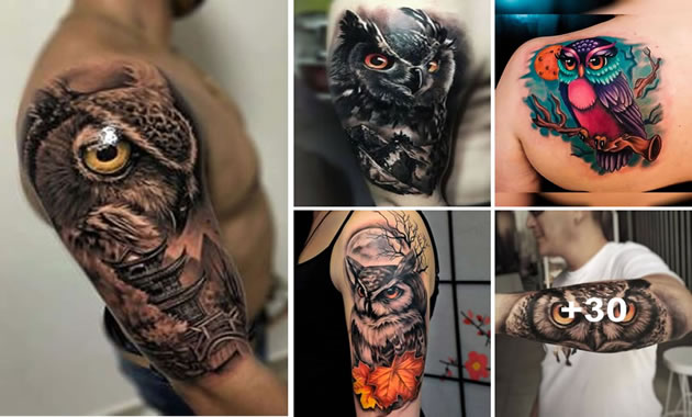 Tendencias en tatuajes de búhos