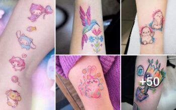 Tiernos diseños de tatuajes para mujeres